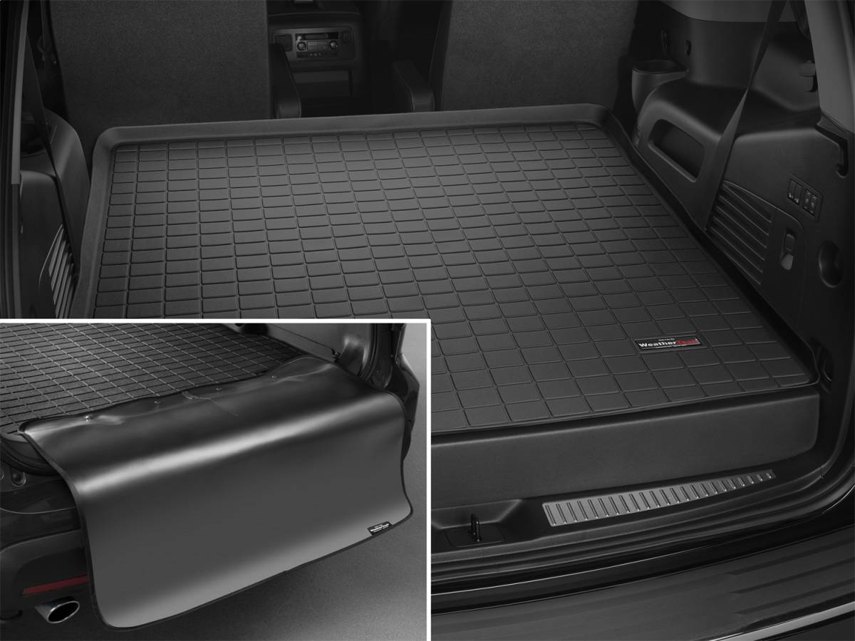 WeatherTech Cargo Liner with Bumper Protector Tan Wrangler Unlimited Jl 18 - 1