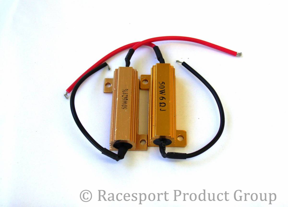 Race Sport 6OHM50WATT 6 Ohm 50 Watt Load Resistors - PAIR | Nelson