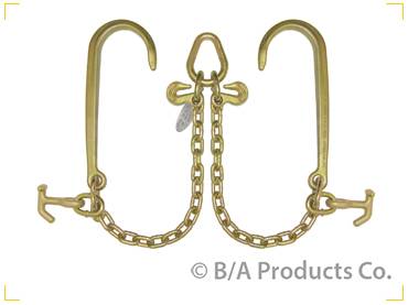 B/A Products B/A Products V-Chain; 15J Hooks & Hammerhead T-J Combo Hooks  (N711-8H) (N711-8H)
