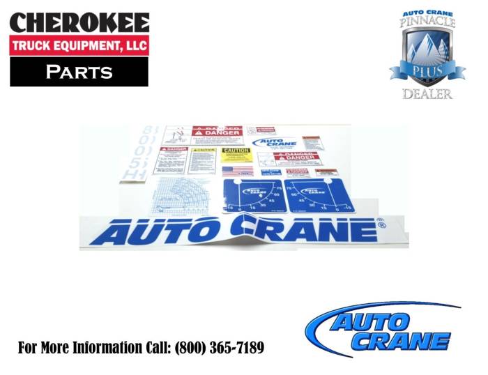 Auto Crane - Auto Crane Decal Kit (AUTO480021000)