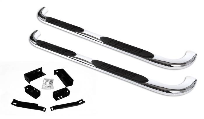 Big Country Truck Accessories - Big Country Truck Accessories 4 in. Oval Classic Side Bars 372768