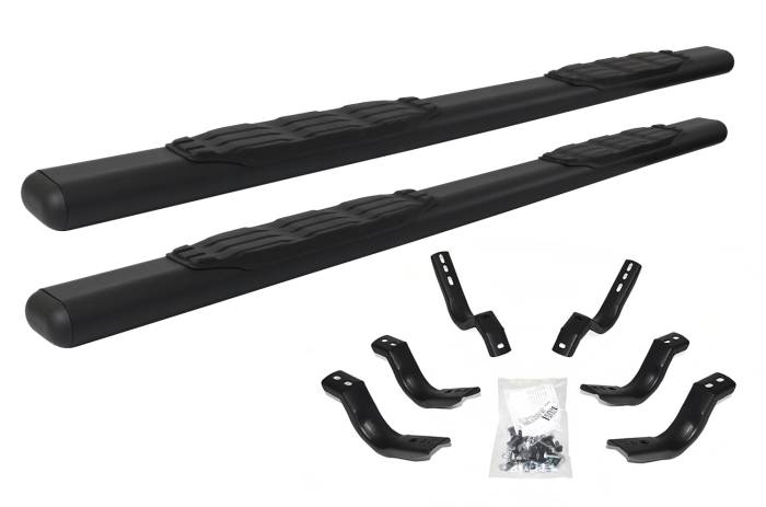 Go Rhino - Go Rhino - 105036880T - 1000 Series Black Powder Coat Sidesteps & Mounting Brackets