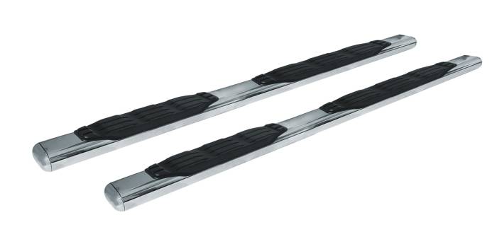 Go Rhino - Go Rhino - 10573PS - 1000 Series 5in Oval Side Steps, Polished Stainless, 73in long,