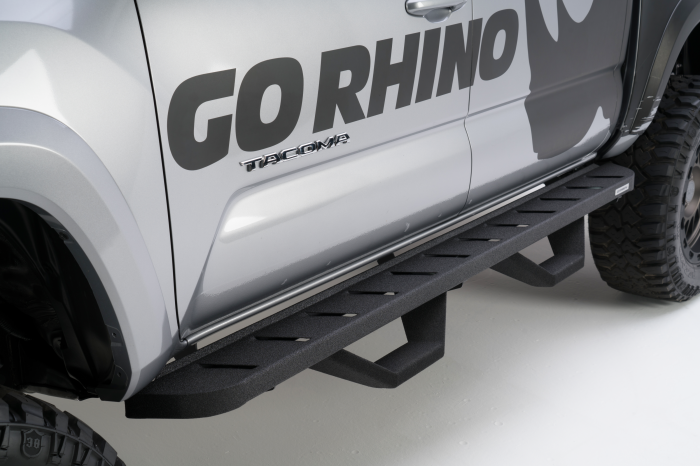 Go Rhino - Go Rhino - 6340518720PC - RB10 Running Boards & 2 Pairs of Drop Steps