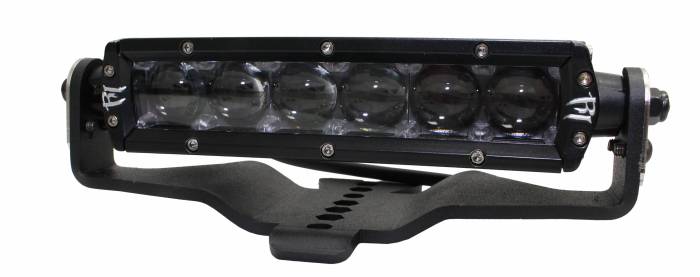 Go Rhino - Go Rhino - 731060T - Jeep Wrangler JL & JLU Hood hinge Mount for a 6in Single Row LED Bar x 2