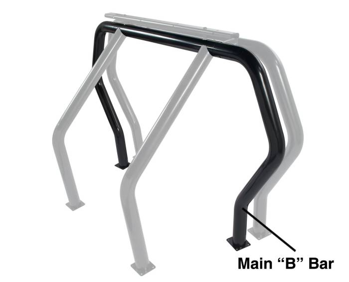 Go Rhino - Go Rhino - 90002B - Go Rhino! Bed Bars - inBin Main Bar