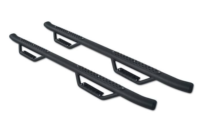 Go Rhino - Go Rhino - D44043T - DOMINATOR D4 Dual-Step(TM) Cab-Length SideSteps (Gasoline Trucks Only)