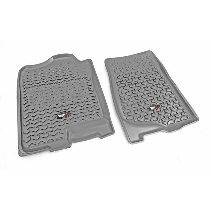 Rugged Ridge - Floor Liners, Front, Gray; 07-14 GM Fullsize Pickup/SUV