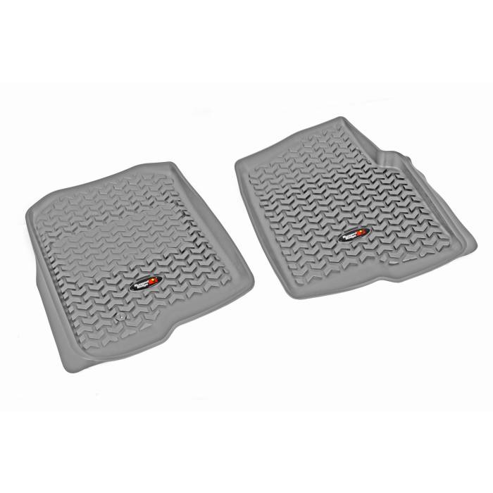 Rugged Ridge - Floor Liners, Front, Gray; 04-08 Ford F150