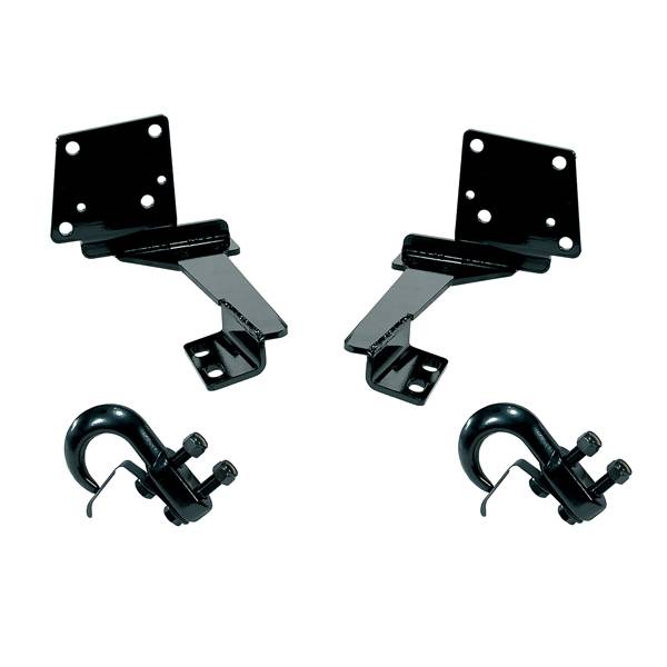 Rugged Ridge - Tow Hooks, Front, Pair; 93-98 Grand Cherokee ZJ