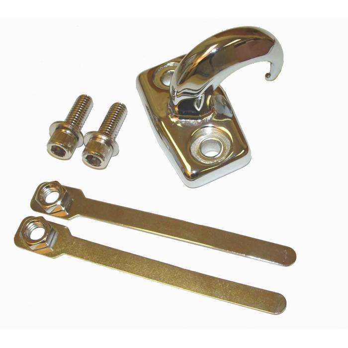 Rugged Ridge - Rear Tow Hook, Chrome; 97-06 Jeep Wrangler TJ