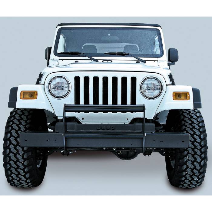 Rugged Ridge - Brush Guard, Gloss Black; 97-06 Jeep Wrangler TJ