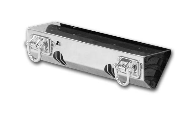 Rugged Ridge - XHD Light Mount Front Bumper, Stainless Steel; 07-16 Jeep Wrangler JK