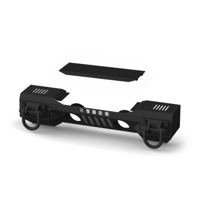 Rugged Ridge - XHD Aluminum Front Bumper, Non-Winch Mount