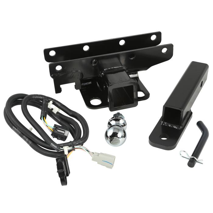 Rugged Ridge - Hitch Kit with Ball, 2 inch; 07-16 Jeep Wrangler JK