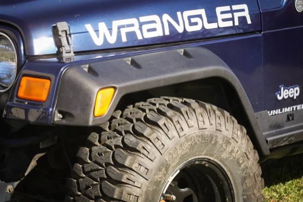 Rugged Ridge - 4 Piece All Terrain Fender Flare Kit, 4.75 Inch; 97-06 Jeep Wrangler