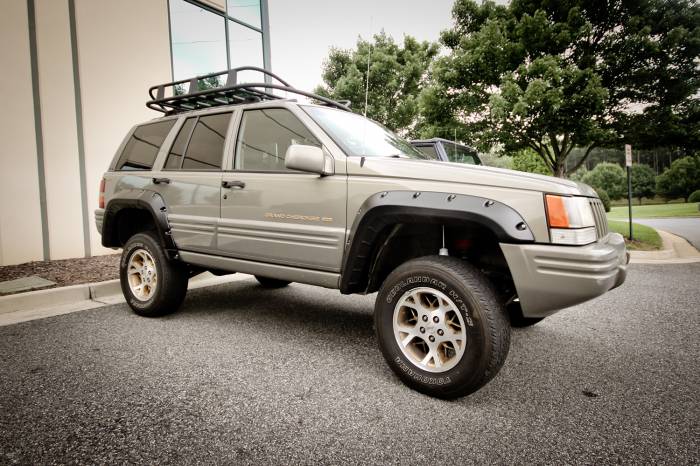 Rugged Ridge - 6 Piece Fender Flare Kit; 93-98 Jeep Grand Cherokee ZJ