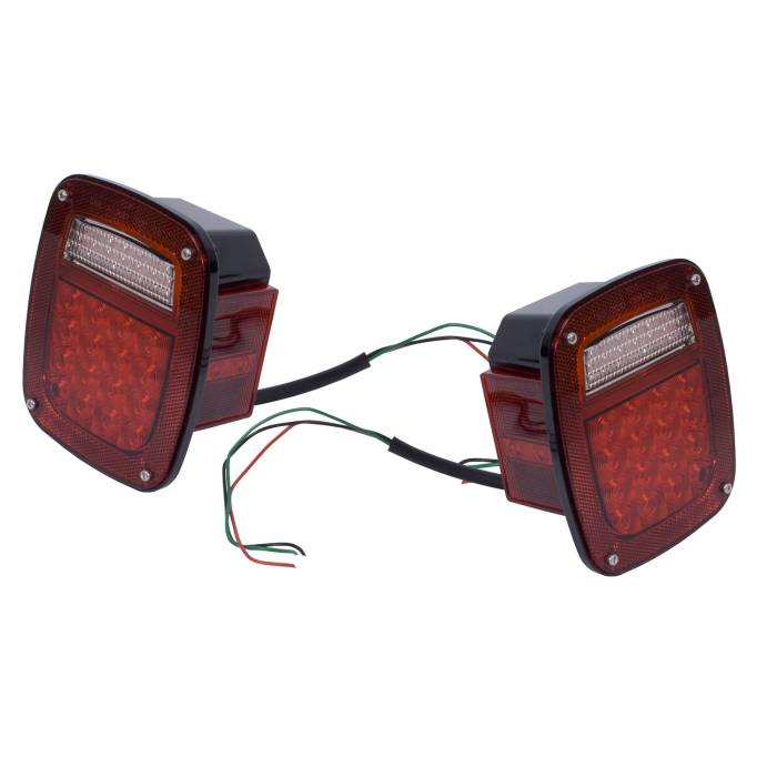 Rugged Ridge - LED Tail Light Set; 76-06 Jeep CJ/Wrangler