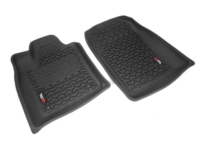 Rugged Ridge - Floor Liners, Front, Black; 2011 Durango/Jeep Grand Cherokee WK