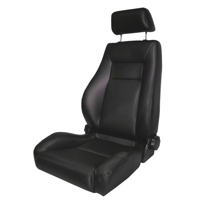 Rugged Ridge - Ultra Front Seat, Reclinable, Black Denim; 76-02 CJ/Wrangler YJ/TJ