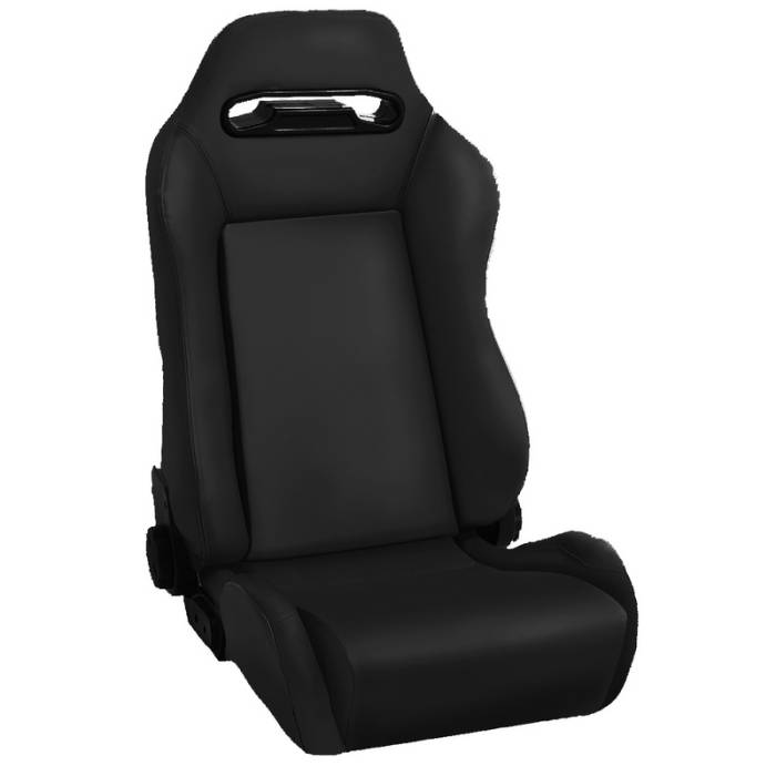 Rugged Ridge - Sport Front Seat, Reclinable, Black Denim; 76-02 CJ/Wrangler YJ/TJ