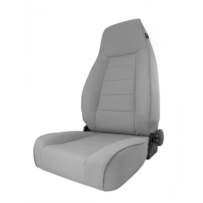 Rugged Ridge - High-Back Front Seat, Reclinable, Gray; 97-06 Jeep Wrangler TJ