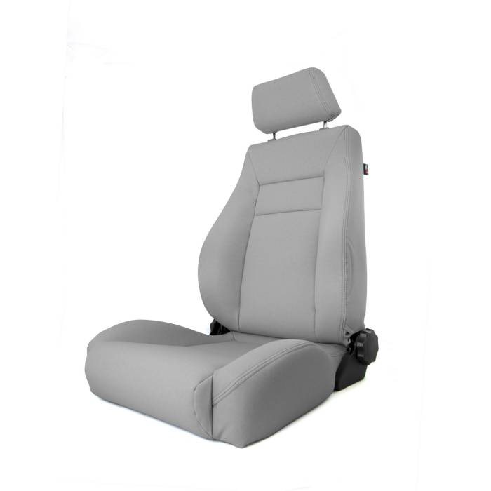 Rugged Ridge - Ultra Front Seat, Reclinable, Gray; 84-01 Jeep Cherokee XJ