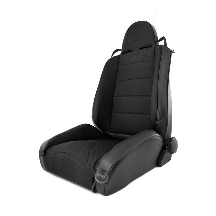 Rugged Ridge - RRC Off Road Racing Seat, Reclinable, Black; 84-01 Jeep Cherokee XJ