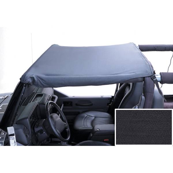 Rugged Ridge - Summer Brief Top, Black Denim; 87-91 Jeep Wrangler YJ