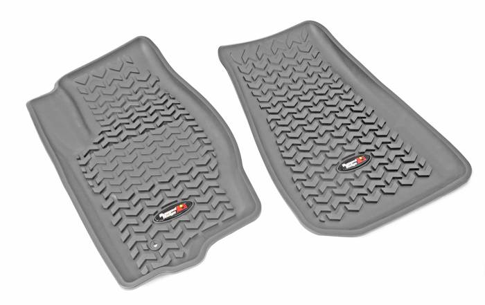 Rugged Ridge - Floor Liners, Front, Gray; 05-10 Jeep WK/XK