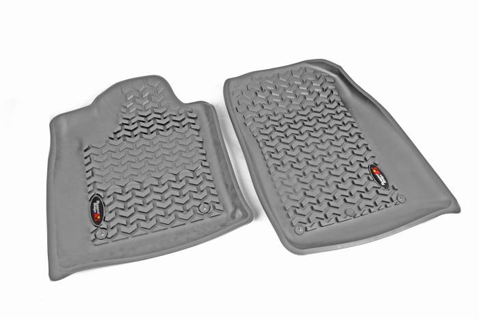 Rugged Ridge - Floor Liners, Front, Gray; 12-16 Dodge Durango/Jeep Grand Cherokee WK