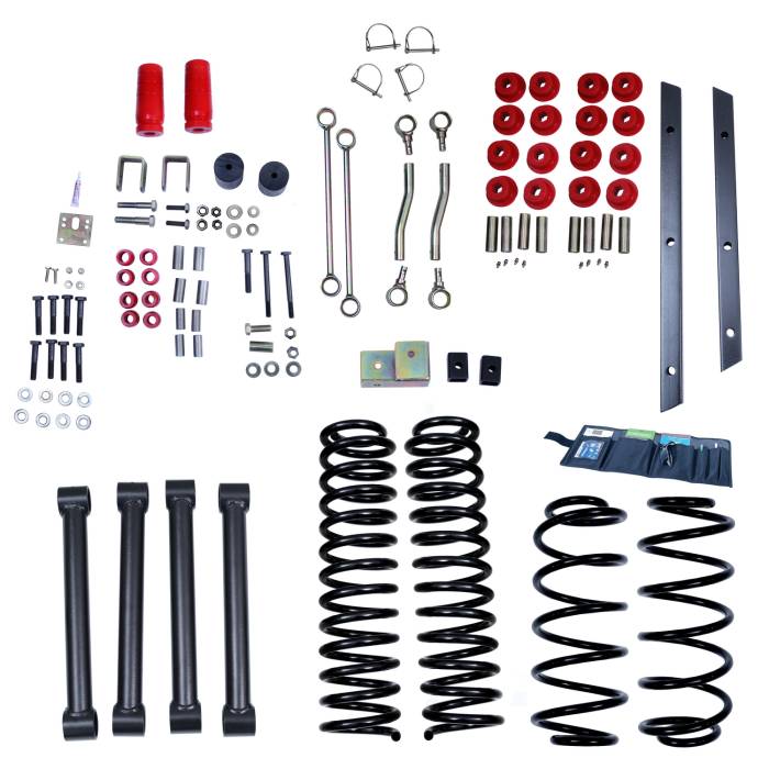 Rugged Ridge - 4 Inch Lift Kit without Shocks; 97-02 Jeep Wrangler TJ