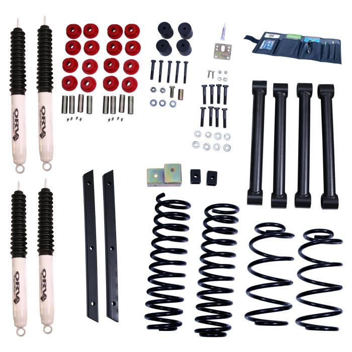 Rugged Ridge - 2 Inch Lift Kit with Shocks; 03-06 Jeep Wrangler TJ