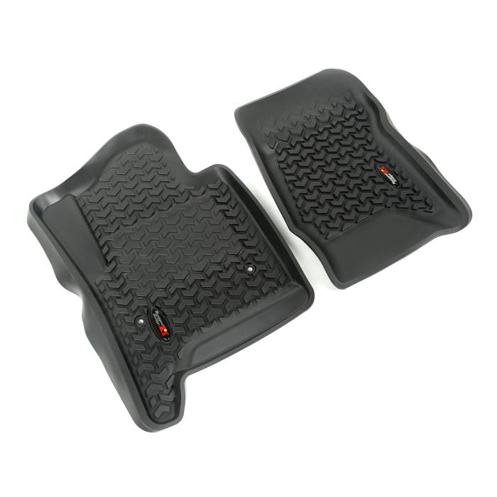 Rugged Ridge - Floor Liners, Front, Black; 14-16 GM SUV/1500/2500/3500 Pickup