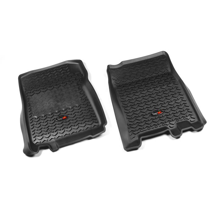 Rugged Ridge - Floor Liners, Front, Black; 97-03 F-150 Ext/Reg Cab