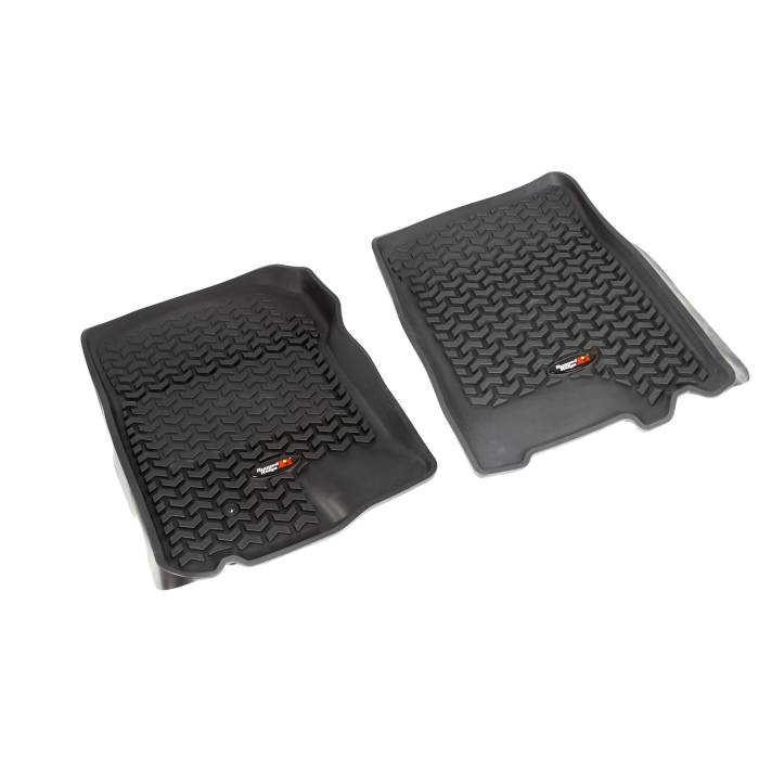 Rugged Ridge - Floor Liners, Front, Black; 97-03 Expedition/F-150/Navigator/Blackwood