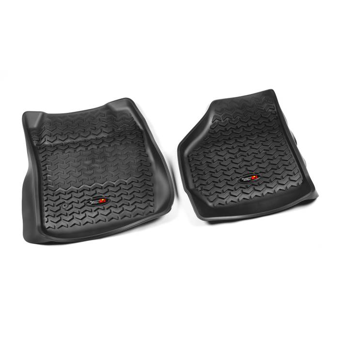 Rugged Ridge - Floor Liners, Front, Black; 99-07 Ford F-250/F-350 Ext/Reg/SuperCrew