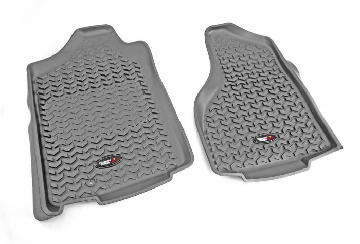 Rugged Ridge - Floor Liners, Front, Gray; 02-11 Dodge Ram 1500-3500