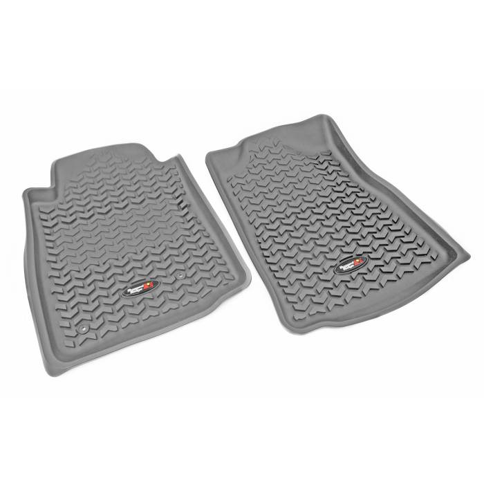 Rugged Ridge - Floor Liners, Front, Gray, Automatic; 05-11 Toyota Tacoma