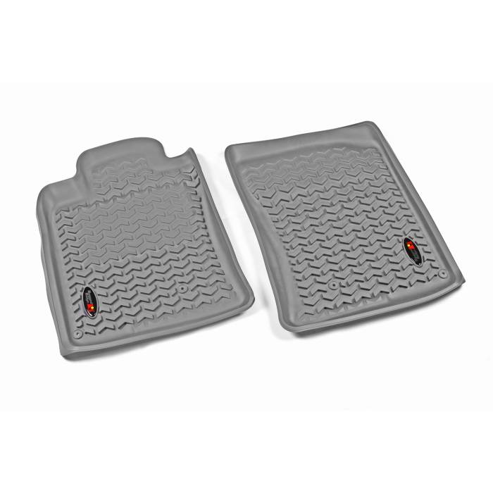 Rugged Ridge - Floor Liners, Front, Gray; 10-13 Toyota 4Runner