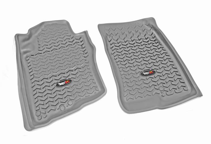 Rugged Ridge - Floor Liners, Front, Gray; 05-12 Nissan Pathfinder/05-15 Xterra