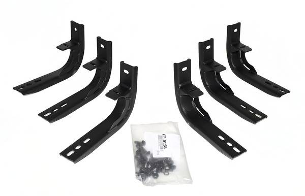 Big Country Truck Accessories - Big Country Truck Accessories - 392565 - Estribos OE Xtreme. Pintura electroestatica. Color negro y Cromado. Con Brackets