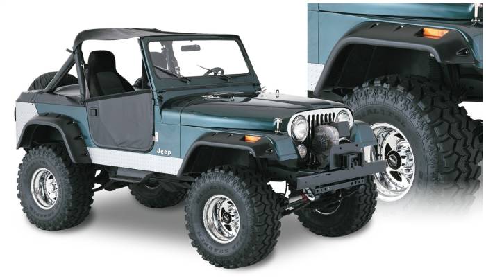 Bushwacker - Bushwacker Cut-Out Fender Flares 10910-07