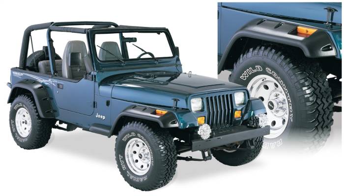 Bushwacker - Bushwacker Cut-Out Fender Flares 10909-07