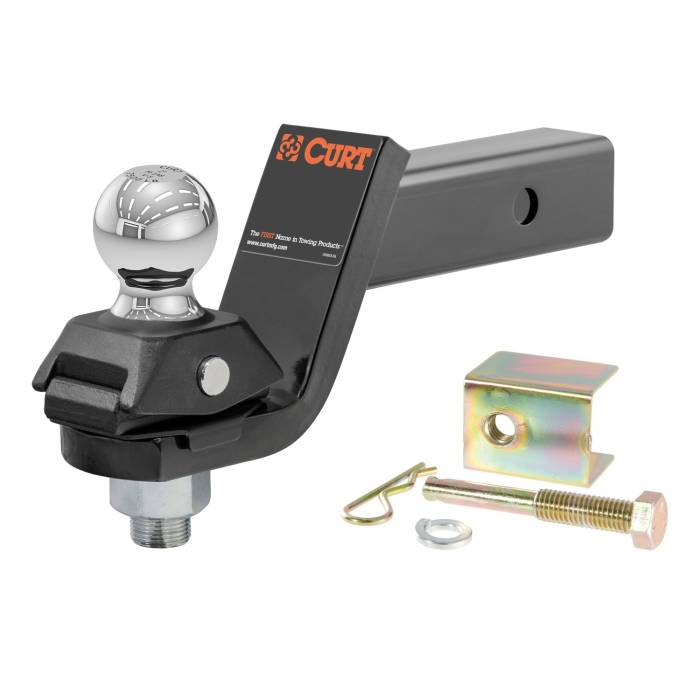 CURT - CURT RockerBall Adjustable Cushion Hitch Ball Mount 45143