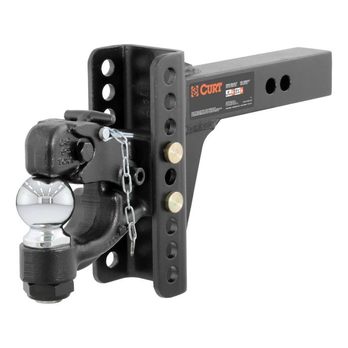 CURT - CURT Adjustable Channel Ball Mount 45907