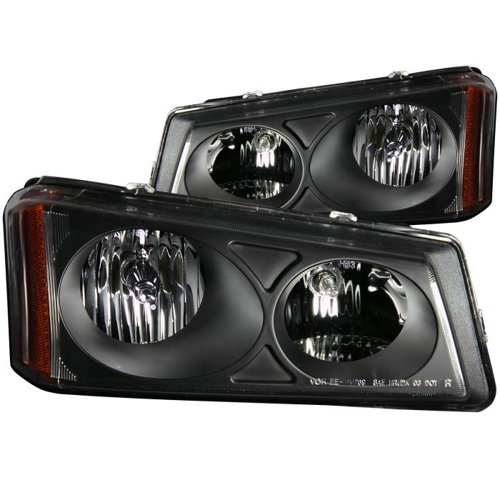 Anzo USA - Anzo USA Crystal Headlight Set 111009