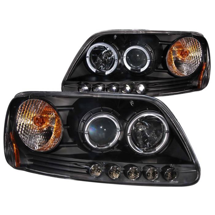 Anzo USA - Anzo USA Projector Headlight Set w/Halo 111031