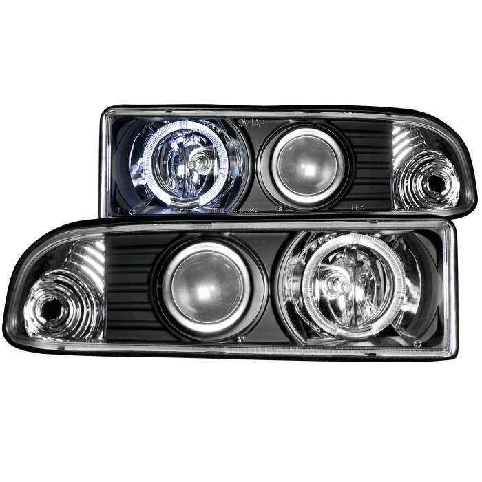 Anzo USA - Anzo USA Projector Headlight Set w/Halo 111015