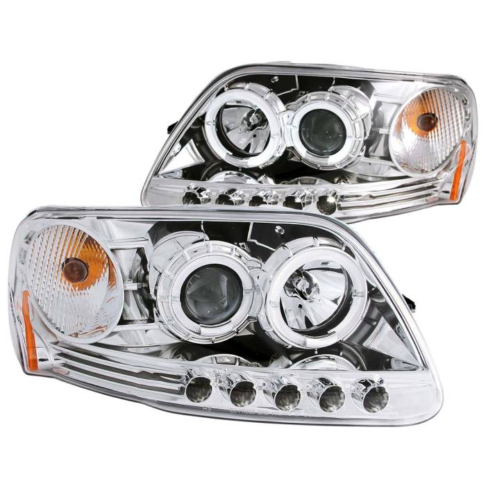 Anzo USA - Anzo USA Projector Headlight Set w/Halo 111032